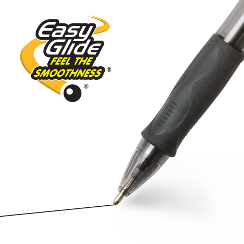 BIC Glide Bold Retractable Ballpoint Pen (formerly BIC Atlantis Velocity  Bold), Bold Point, Blue Ink