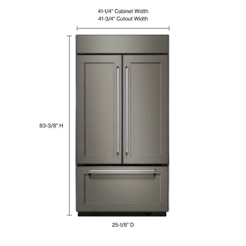 42 Panel Ready French Door Refrigerator atelieryuwa.ciao.jp