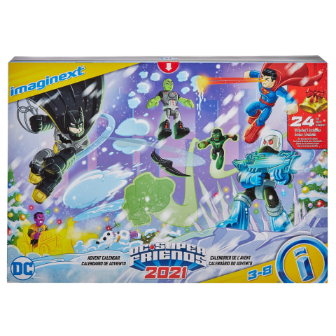 Imaginext DC Super Friends Advent Calendar, 24 Mystery Toys