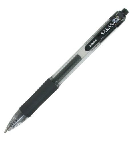 Zebra Sarasa Dry X20 Retractable Gel Pen, Fine Point, 0.5mm, Blue