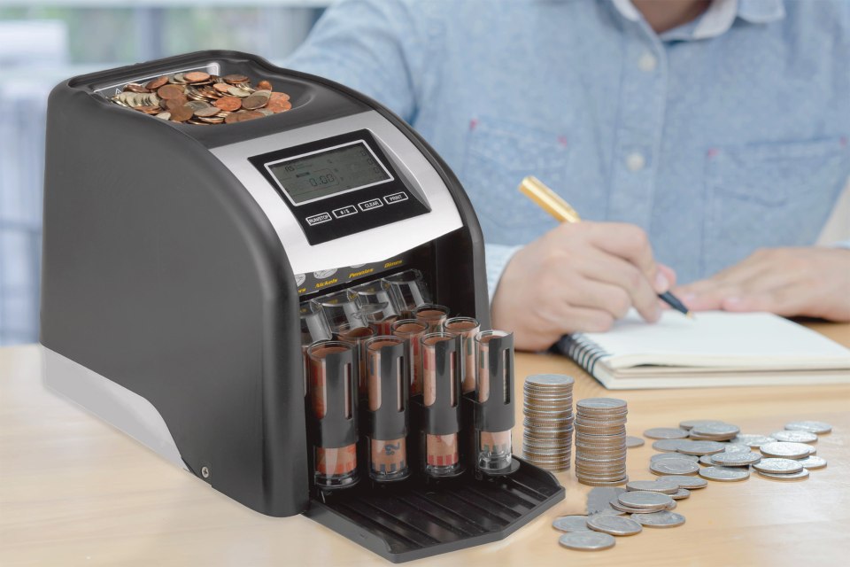 Royal Sovereign® FS-44P 4 Row Coin Sorter With Attachable Printer Option |  Quill.com