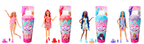 Barbie Pop Reveal Fruit Series Doll, Fruit Punch Theme with 8 Surprises  Including Pet & Accessories, Slime, Scent & Color Change