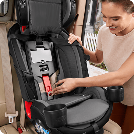 Graco SlimFit Platinum 3-in-1 Narrow All-in-One Convertible Car Seat -  Hurley