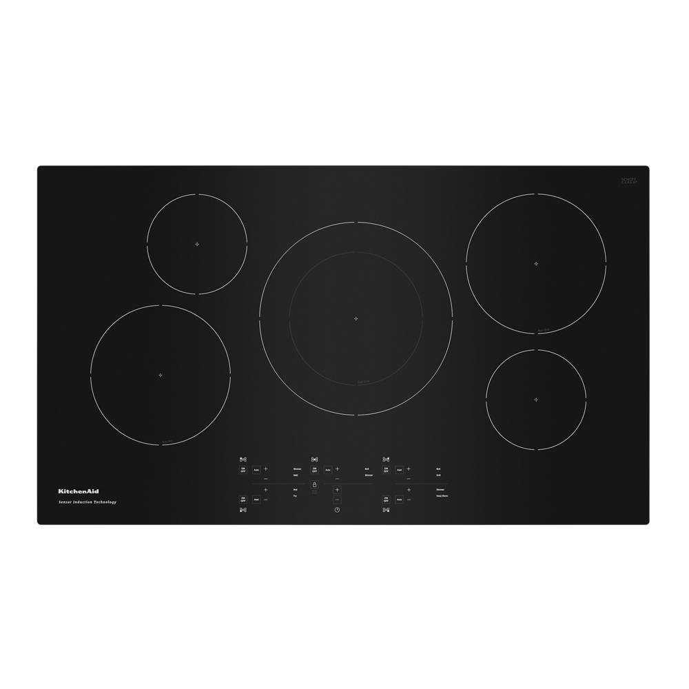 KitchenAid 36 Built-In Electric Induction Cooktop Black