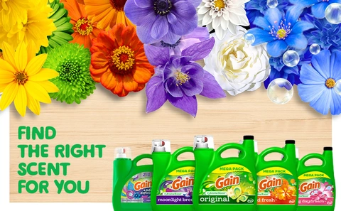 GL Fresh Liquid 2本セット新品、未開封 Gain Laundry Detergent Liquid 2x High Suds Regular - 154 FZ