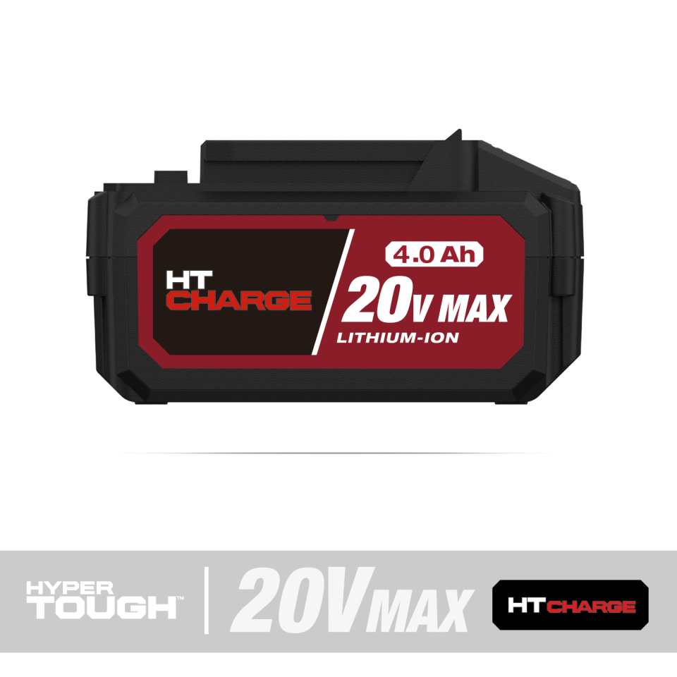 thumbnail video image 2 of (2 pack) Hyper Tough 20V Max 4.0Ah Battery Pack, HT21-401-003-11, 2 of 12