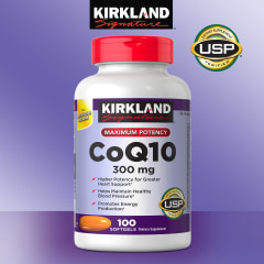 Kirkland Signature Coq10 300 Mg 100 Softgels Costco