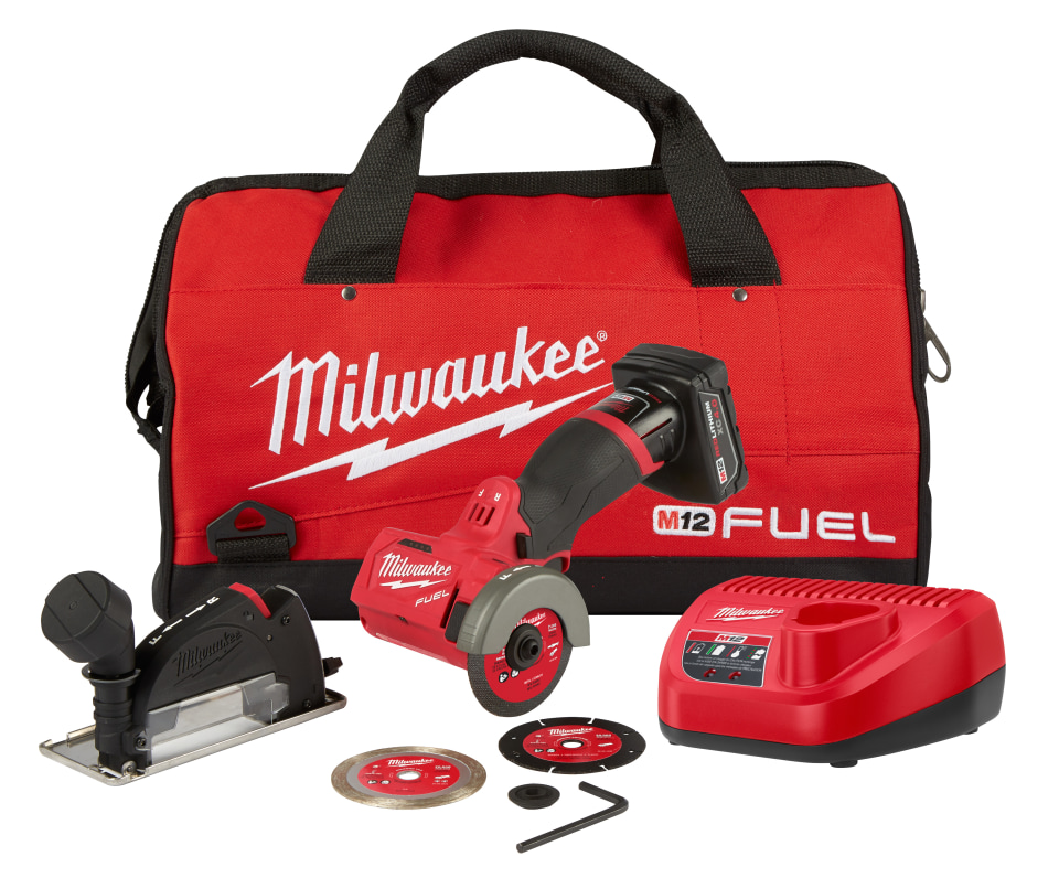 Milwaukee Tool 3″ Wheel Diam, 20,000 RPM, Cordless Cutoff  Cutoff-Grinder  Tool 47572953 MSC Industrial Supply
