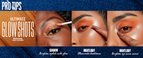 Nyx Professional Makeup Ultimate Glow Shots Shimmer Liquid Eyeshadow, Come Thru Coconut