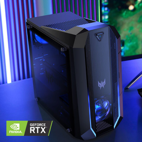 Acer Predator Po3-620 Gaming Desktop Computer, Intel Core I7(10th