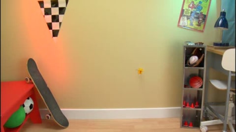 thumbnail video image 2 of Replacement Part for Track Set - Hot Wheels Wall Tracks Drift Rally Spinout Track Set - Command Strip 1 Section, 2 of 7