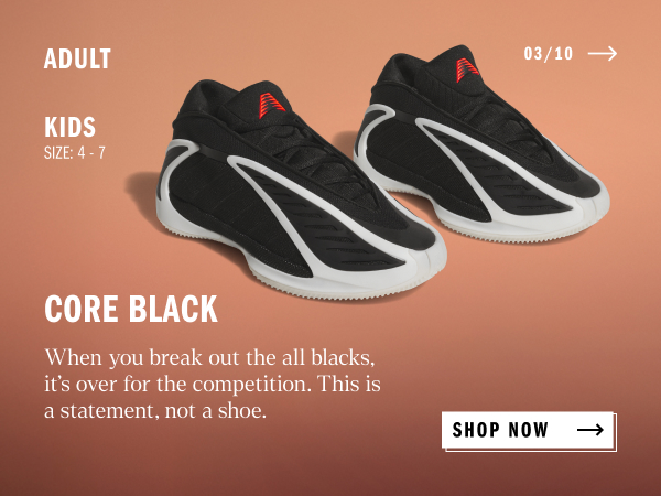 シューズ(男性用) AE2 Core Black adidas Anthony Edwards 2 'Core Black' Basketball Shoes | Dick's