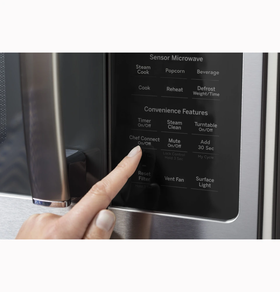 PVM9215SKSS GE Profile 30 2.1 cu. ft. Over the Range Microwave with LED Cooktop Lighting Stainless Steel