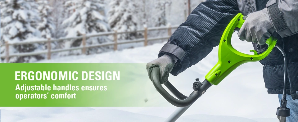 Greenworks 8 A 12-in Corded Electric Push Snow Shovel 2600802 | RONA