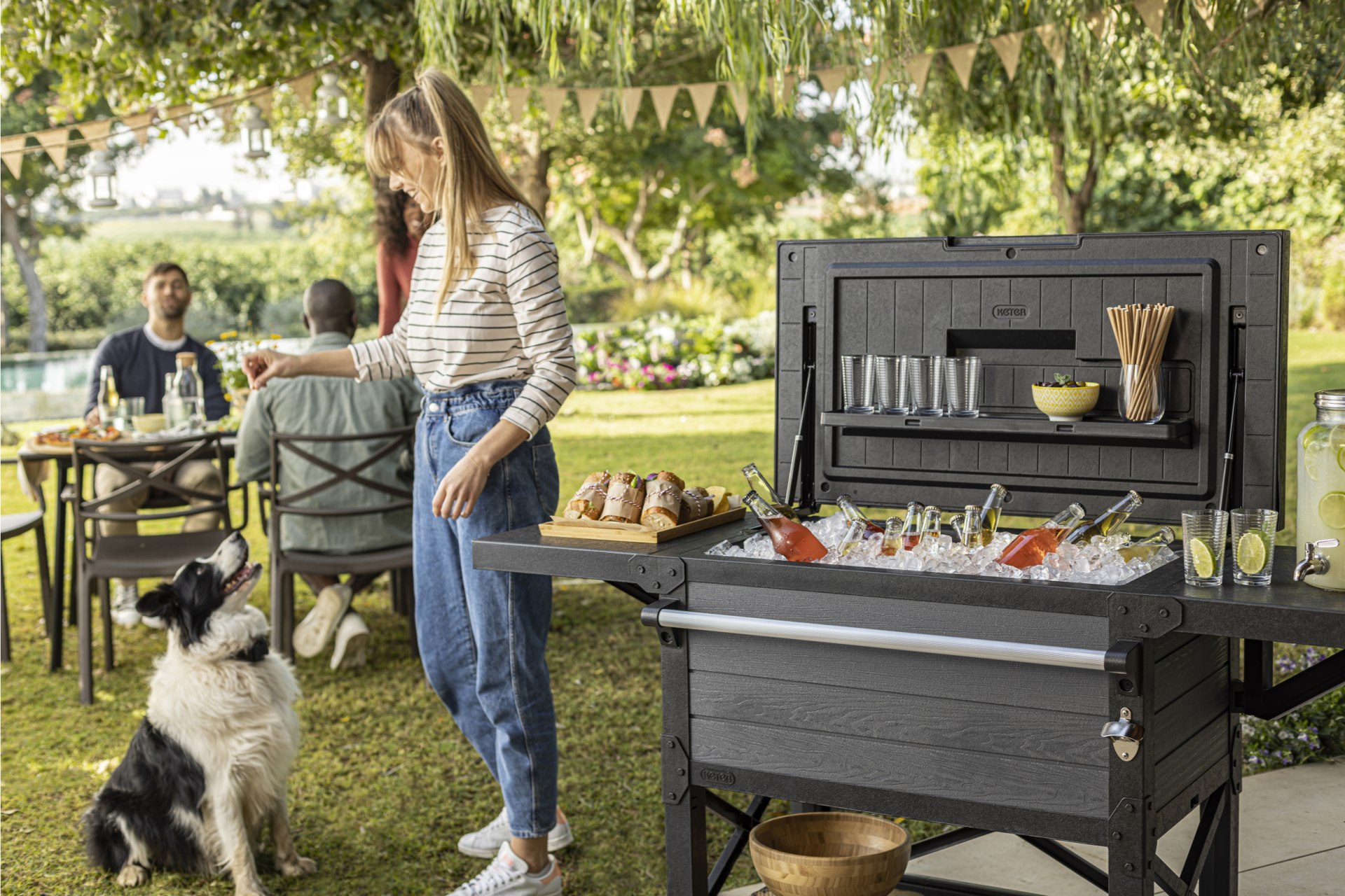 Keter Patio Cooler & Beverage Cart Homesmartcamera