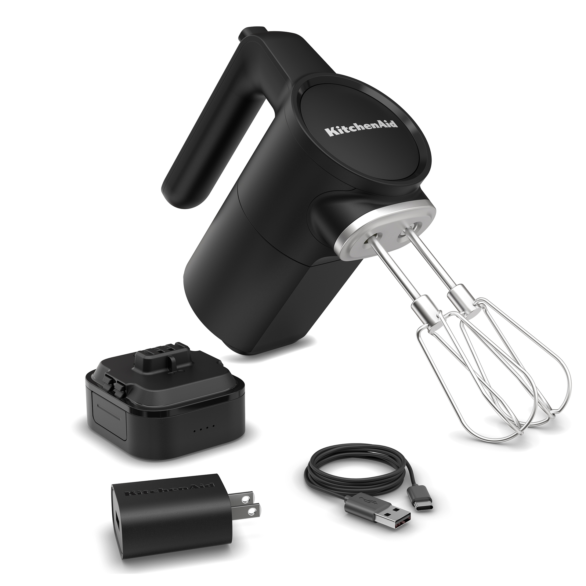 KitchenAid Go Black Matte Cordless Hand Mixer George W Toma TV Appliance Brockton MA