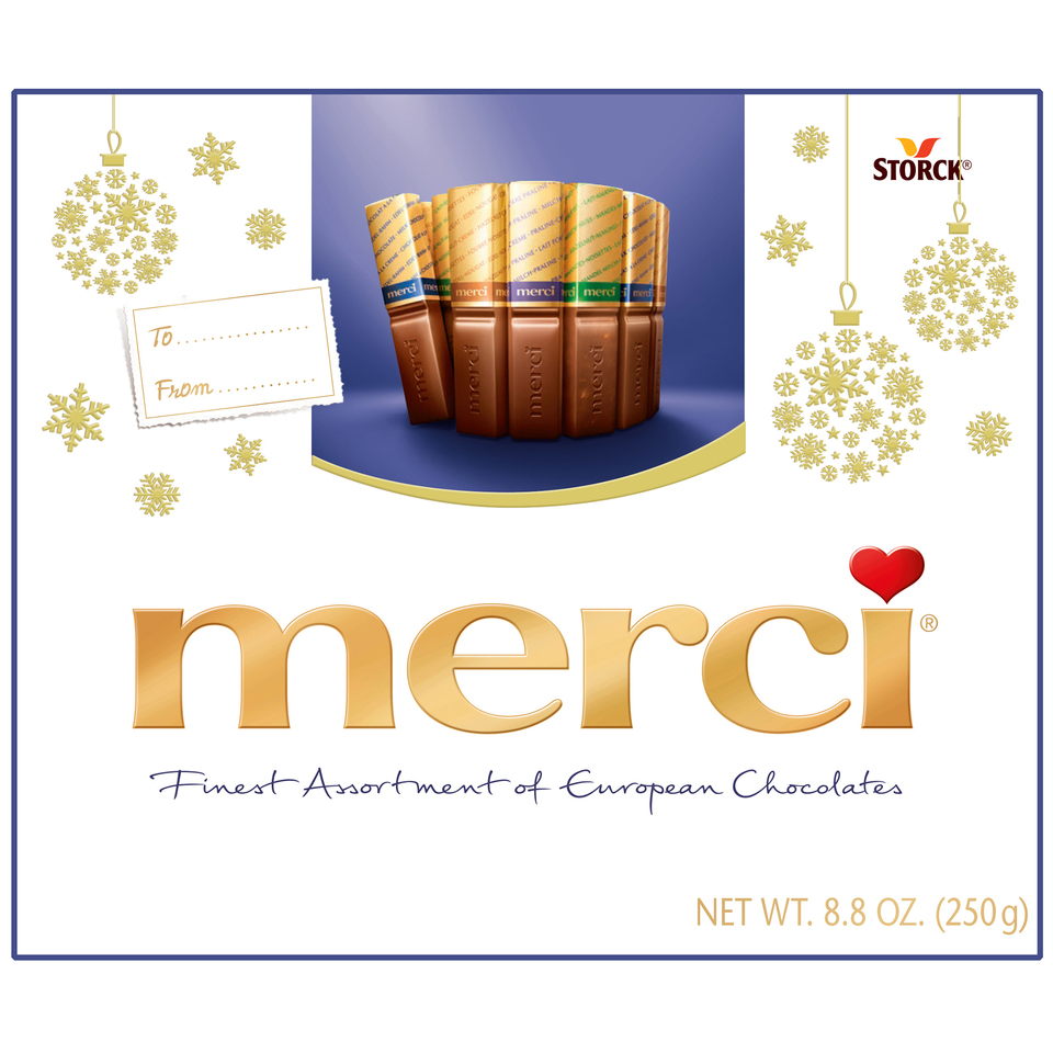 PR Merci Milk Chocolate Assorted Holiday Christmas Chocolate Candy