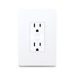 TP-Link Kasa Smart Wi-Fi Power Outlet 125-Volt 2-Outlet Indoor