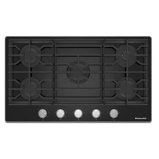 KitchenAid Gas Cooktops Cooktop KCGG536PBL | J B Zimmerman