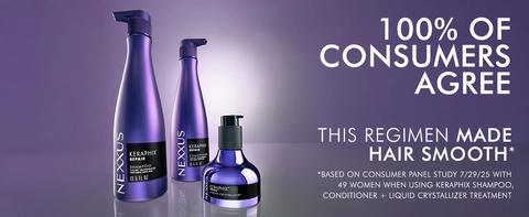 100% agree this regimen made hair smooth, per consumer study.