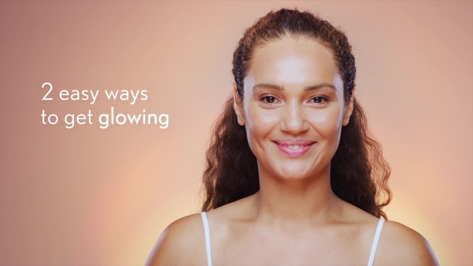 thumbnail video image 2 of Aveeno Positively Radiant MaxGlow Infusion Drops Serum, 1.35 fl. oz, 2 of 10