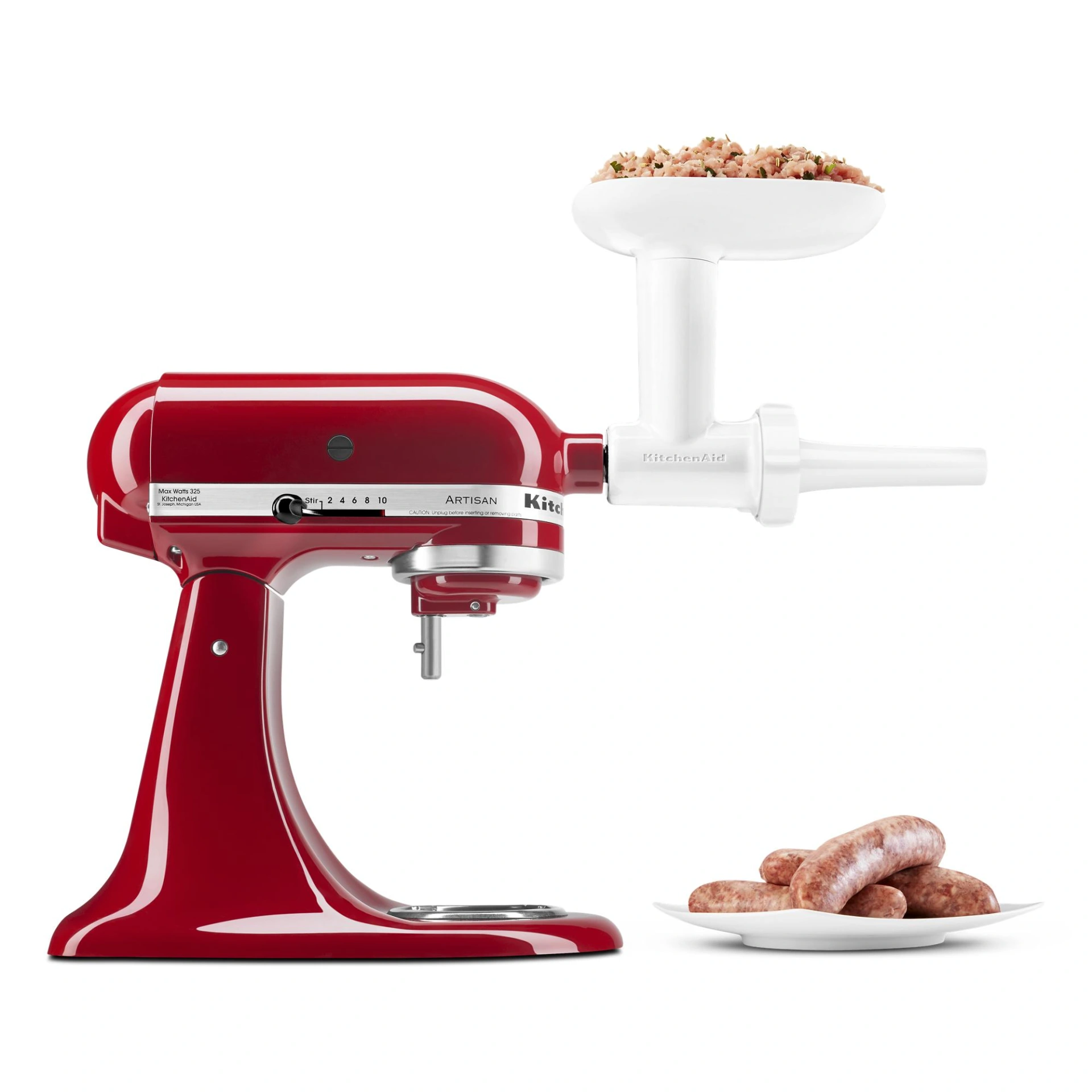 Sausage stuffer kitchenaid sales
