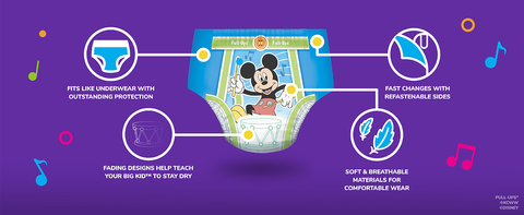 Disney Mickey Training Pants, Babies & Kids, Babies & Kids Fashion on  Carousell