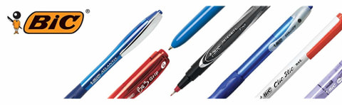 BIC BICVLGB11BE Velocity Retractable Ballpoint Pen, 1.6mm, Blue Ink, Trans  Blue Barrel, Dozen
