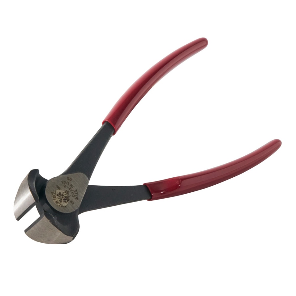 Klein Tools - End Cutting Plier: 8-1/2″ OAL, 0.6875″ Cutting Capacity -  00341610 - MSC Industrial Supply