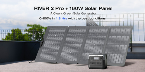 RIVER 2 Pro +160W Solar Panel