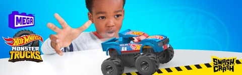 Hot Wheels Mega Smash 'N Crash Gunkster Monster Truck