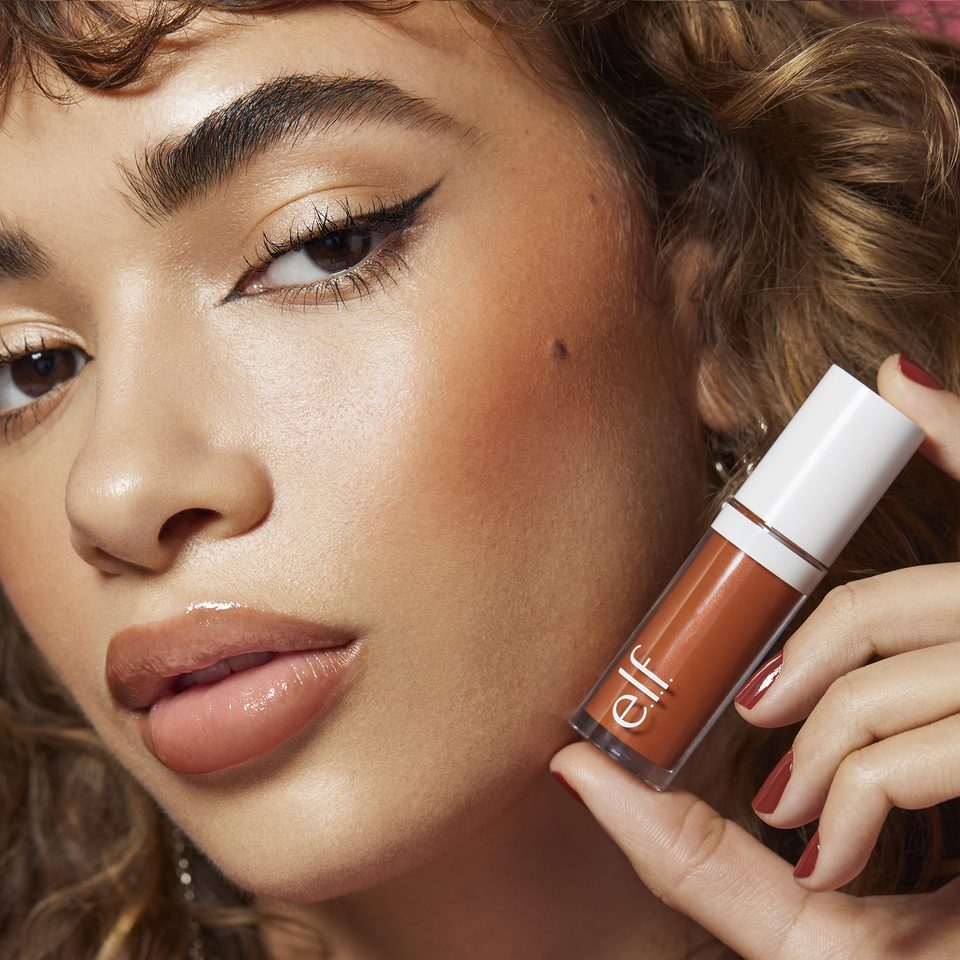 e.l.f. camo liquid blush ingredients e.l.f. Camo Liquid Blush, Cheeky Lychee, 0.13 fl oz main image 1