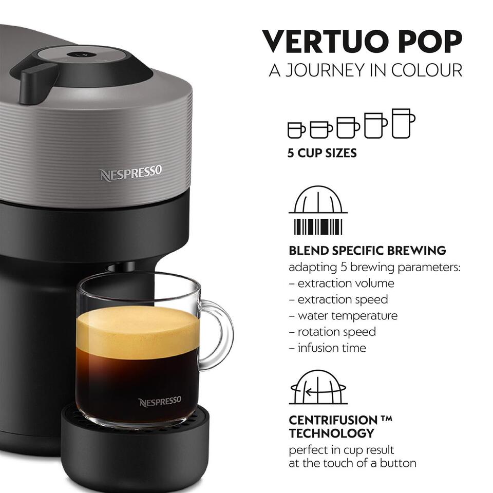 Nespresso Vertuo Pop review: a colorful pod coffee maker