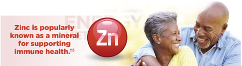 Zinc is popularity known as a mineral for supporting immune health