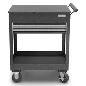 Gladiator 2-Drawer Utility Cart in Hammered Granite