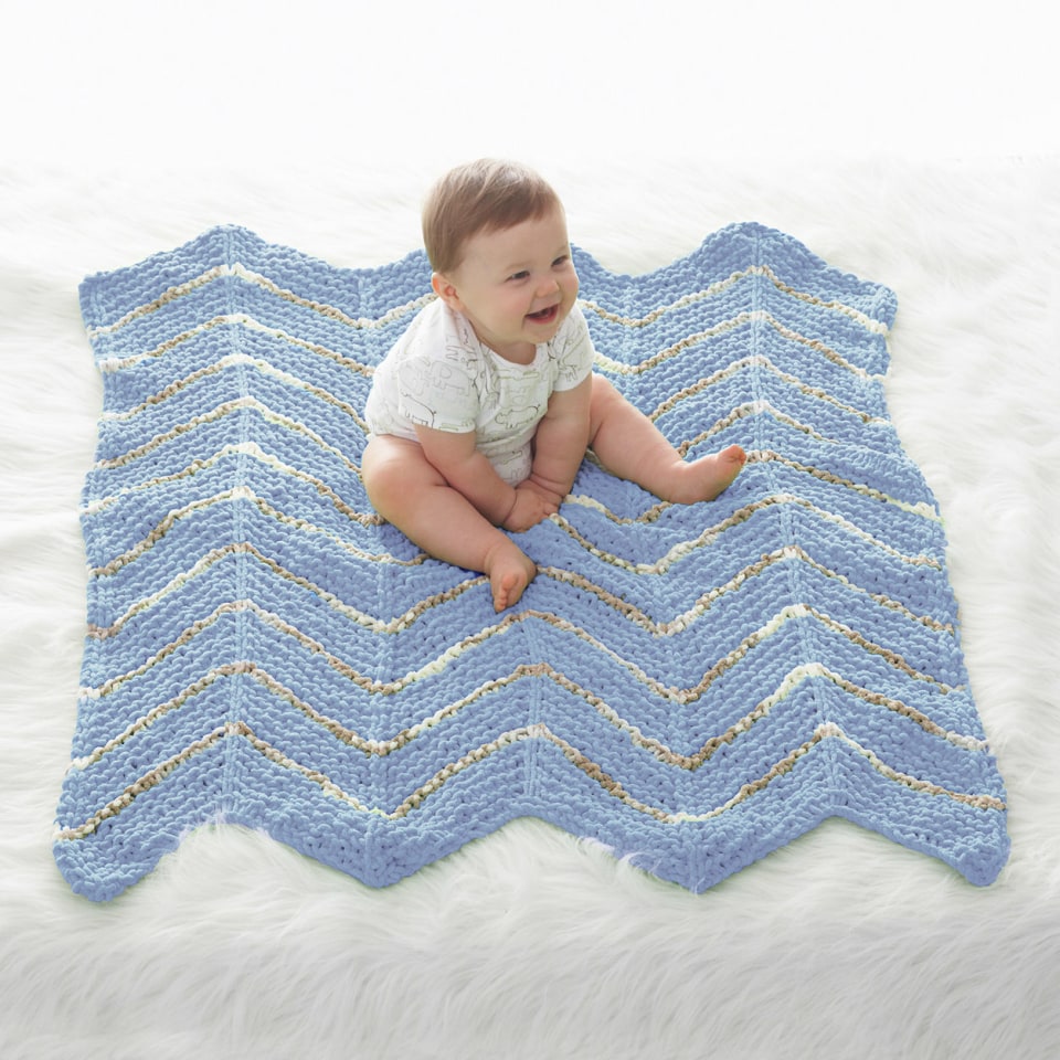 Bernat Baby Blanket Big Ball Yarn-Pitter Patter, 1 count - Fry's Food Stores