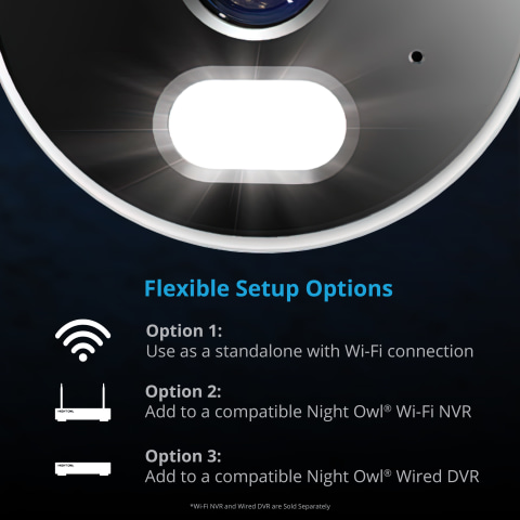 Night Owl 1080p HD Wi-Fi IP Cameras with Built-In Spotlights (2-Pack) - Sam's  Club