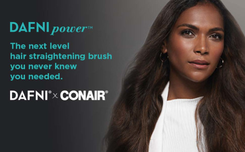 Conair Dafni Power Hair Styling And Straightening Brush | Flat