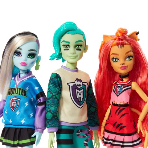 Bundle of 3 Monster High® Dolls (Clawdeen Wolf™ & Frankie Stein