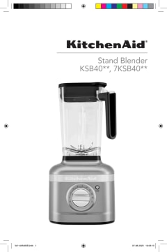 KitchenAid K400 Variable Speed Blender with Tamper (Black Matte)