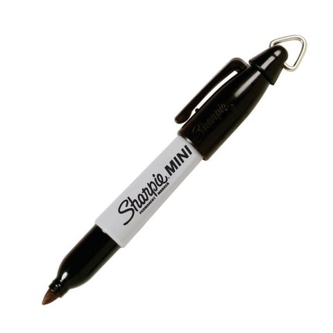 Sharpie - Permanent Marker: Black, AP Non-Toxic, Fine Point - 95377693 -  MSC Industrial Supply