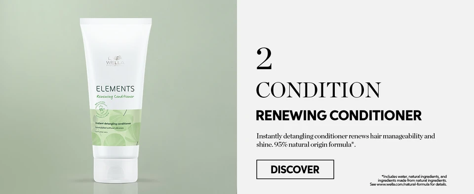 Instantly detangling conditioner renews hair manageability and shine