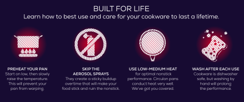 Circulon Momentum cookware – perfectly easy cooking and clean-up