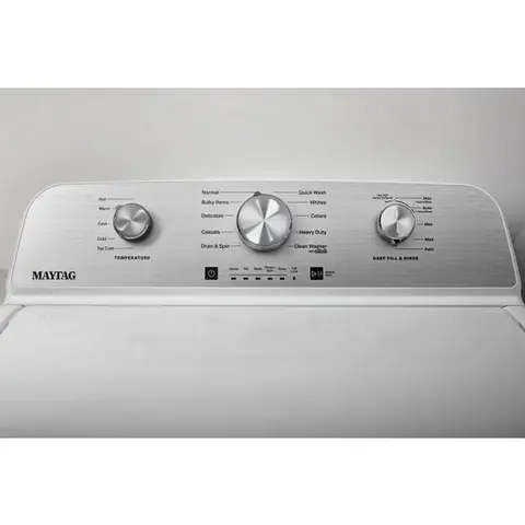 Maytag® White Agitator Top Load Washer with Extra