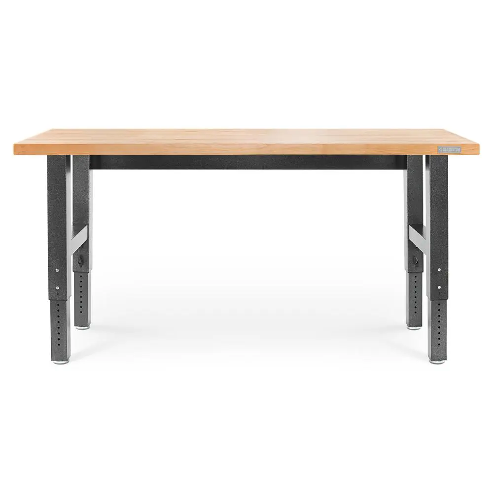 GLADIATOR 6' ADJUSTABLE HEIGHT HARDWOOD WORKBENCH - Walmart.com