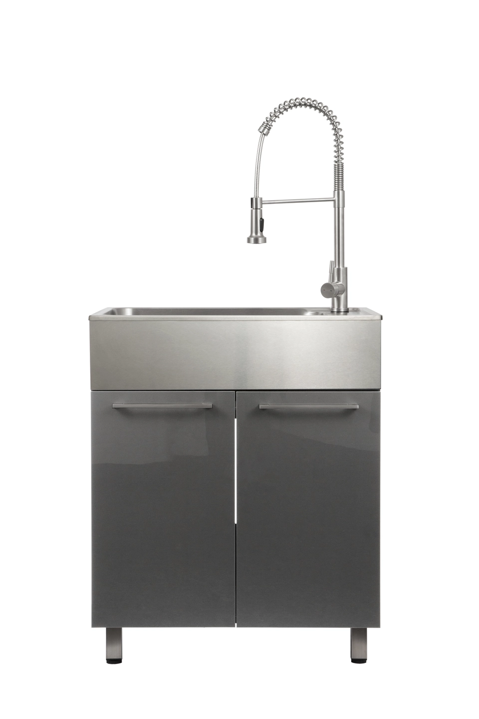 PRESENZA All-in-One 28-in Utility Sink with Faucet and Laundry