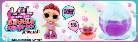LOL Surprise Bubble Surprise Dolls - Collectible Doll, Surprises,  Accessories, Bubble Surprise Unboxing, Glitter Foam Reaction - Great Gift  for Girls
