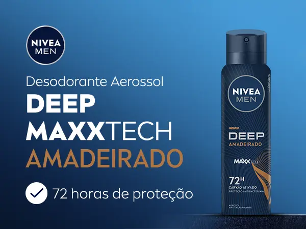 Desodorante Antitranspirante Aerosol Nivea Men Deep Amadeirado