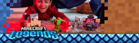 Minecraft Assortiment de jouets avec Peluche à l'effigie des