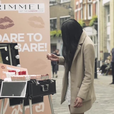 thumbnail video image 2 of Rimmel London Lasting Finish Nude Lipstick, 049, 0.14 oz, 2 of 11